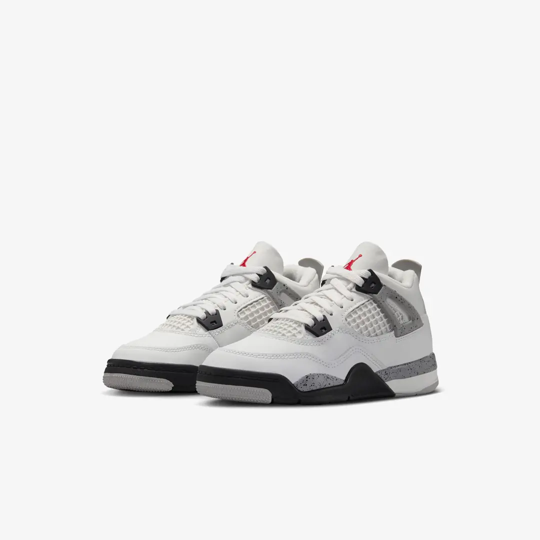 Air Jordan 4 Retro 'White Cement' (PS) - WUNDER