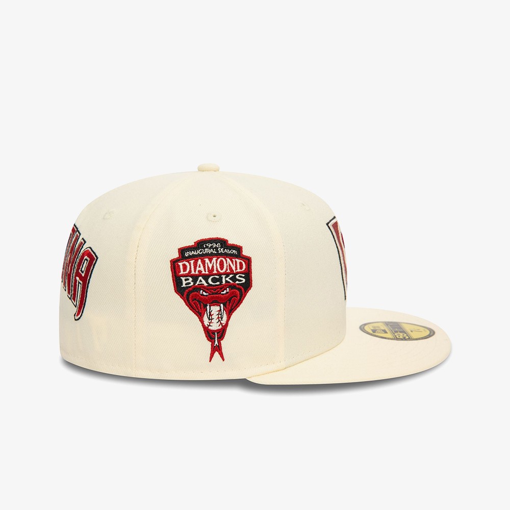 Arizona Diamondbacks Upside Down 59FIFTY Fitted Cap 'White'