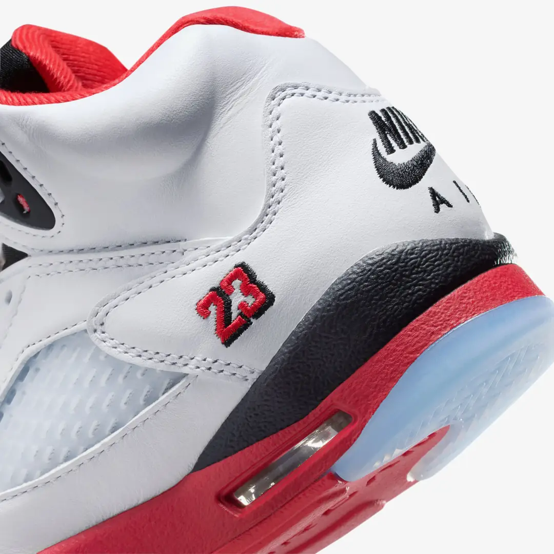 Air Jordan 5 Retro OG 'Fire Red Black Tongue' (GS) - WUNDER