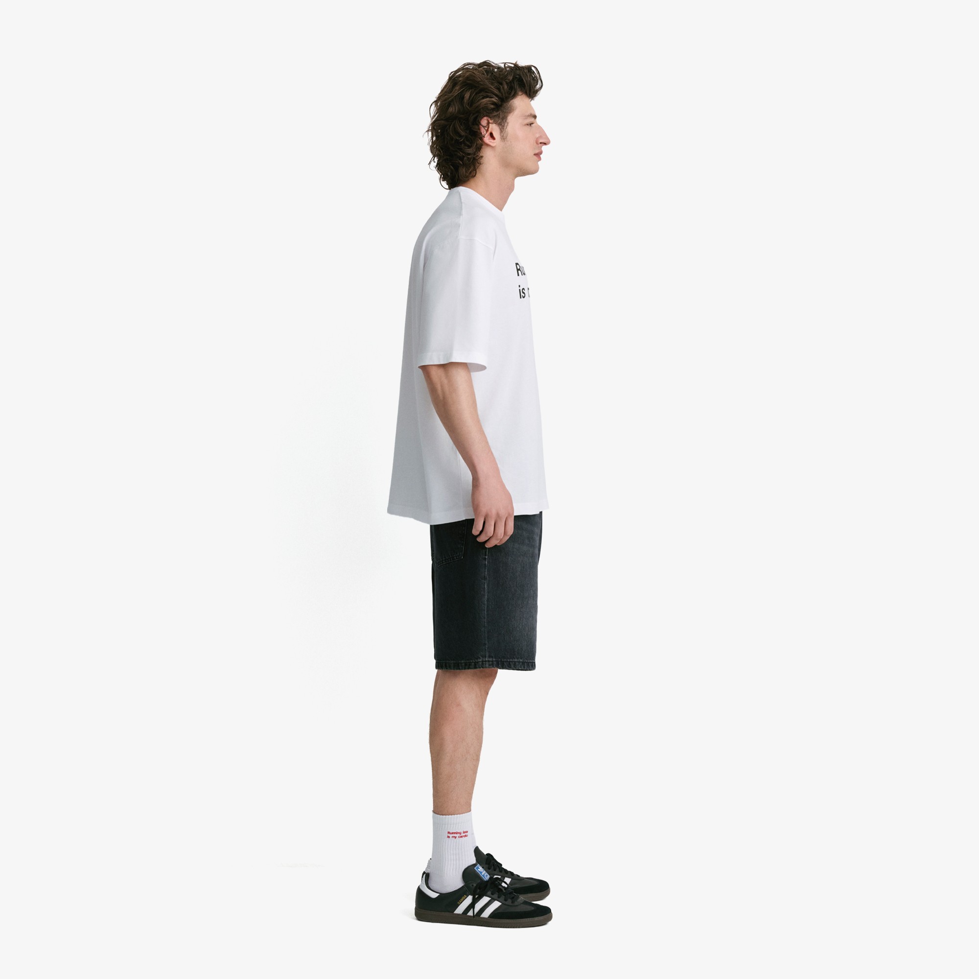 Running Late is My Cardio T-Shirt 'White'