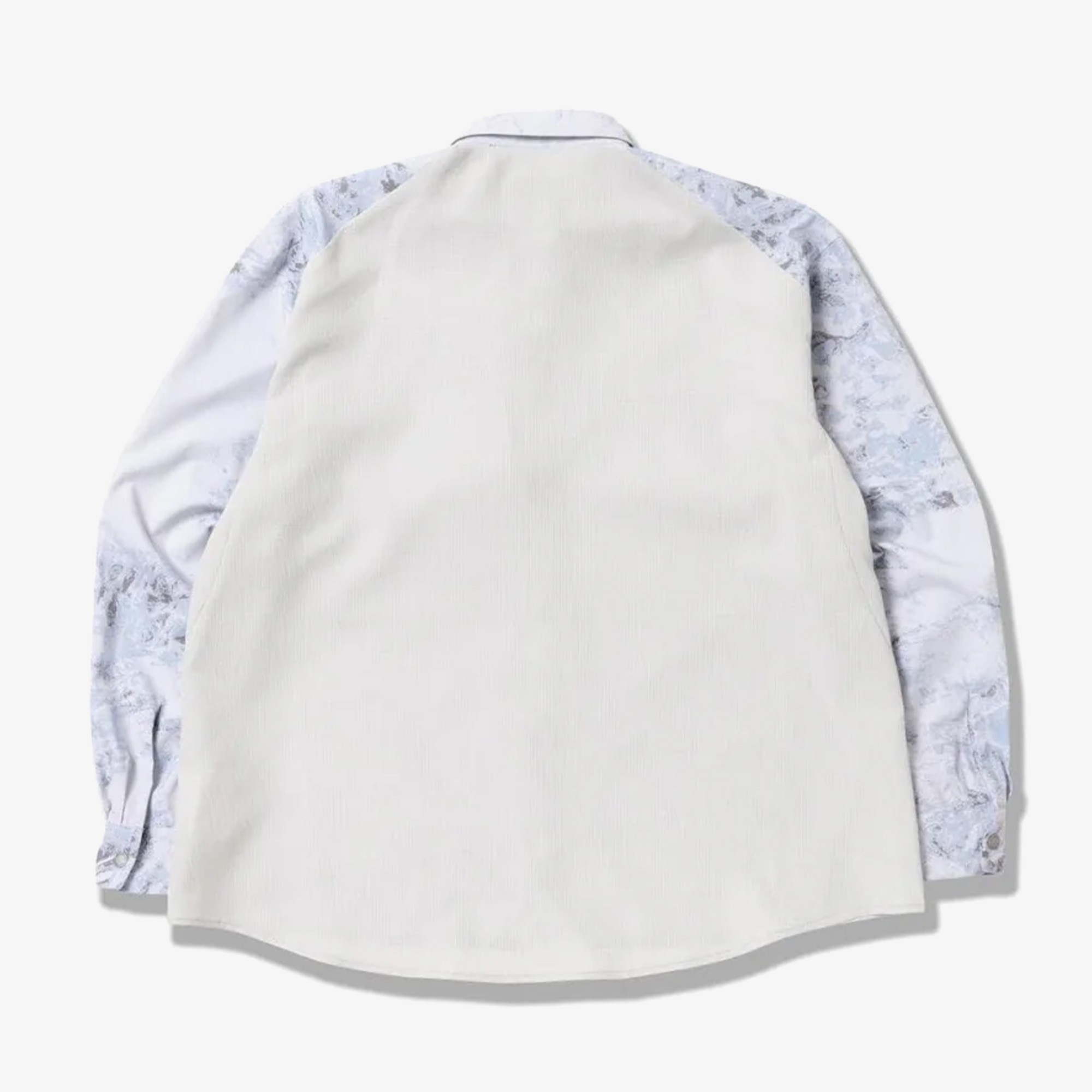 Printed LS Shirt 'Light Blue'