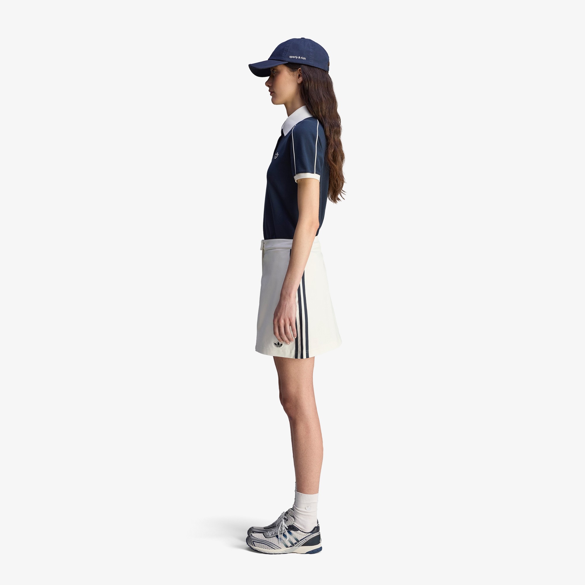 adidas x Sporty & Rich Shorts 'White Navy'