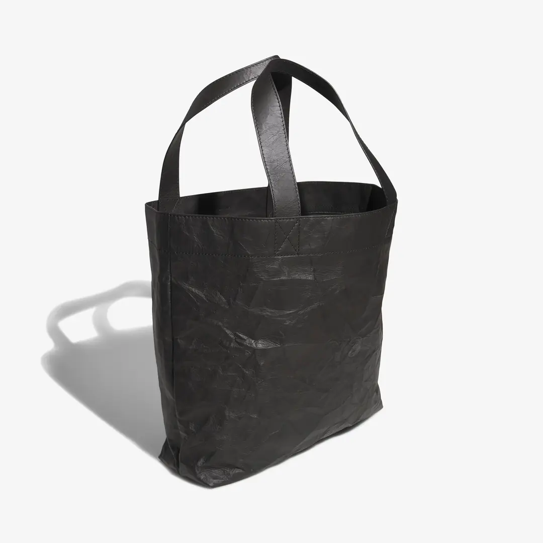Y-3 Leather Tote Bag 'Black' - WUNDER