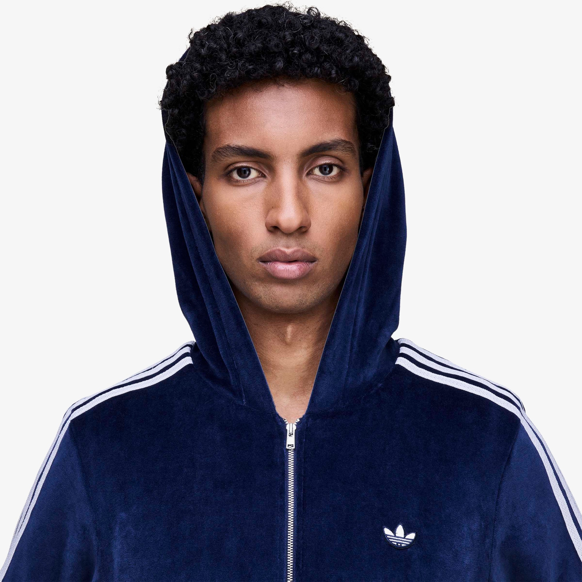 Wales Bonner x adidas Velour Track Jacket 'Collegiate Navy'