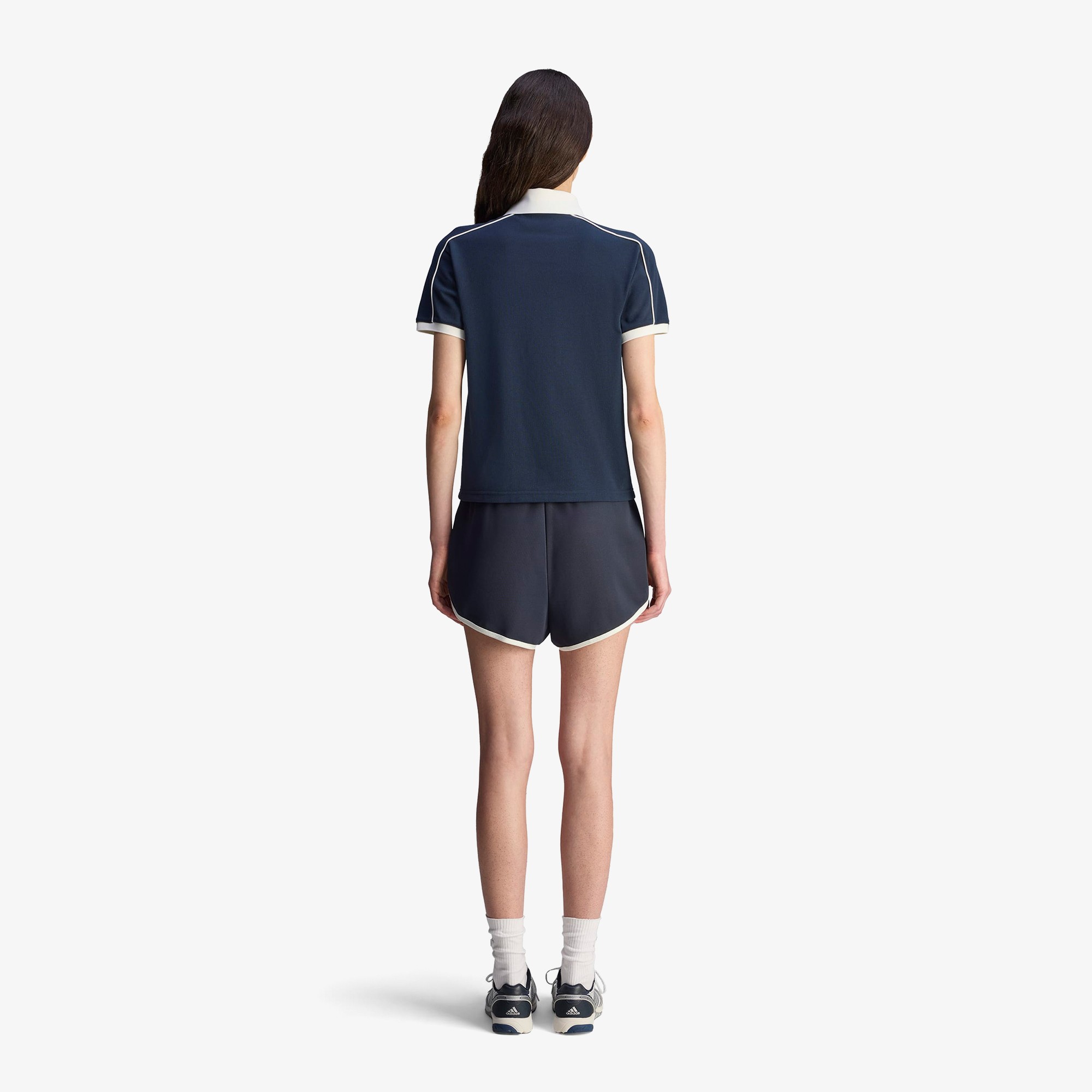 adidas x Sporty & Rich Polo T-shirt 'Night Navy'