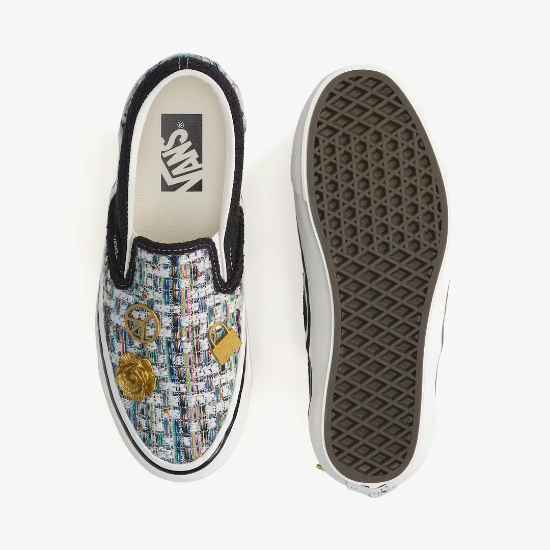 Vans Premium Classic Slip-On 98 Cardigan 'Black & White' - WUNDER
