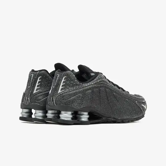 Shox R4 'Black Distressed Leather' - Görsel 6