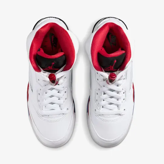 Air Jordan 5 Retro OG 'Fire Red Black Tongue' (GS) - Görsel 7