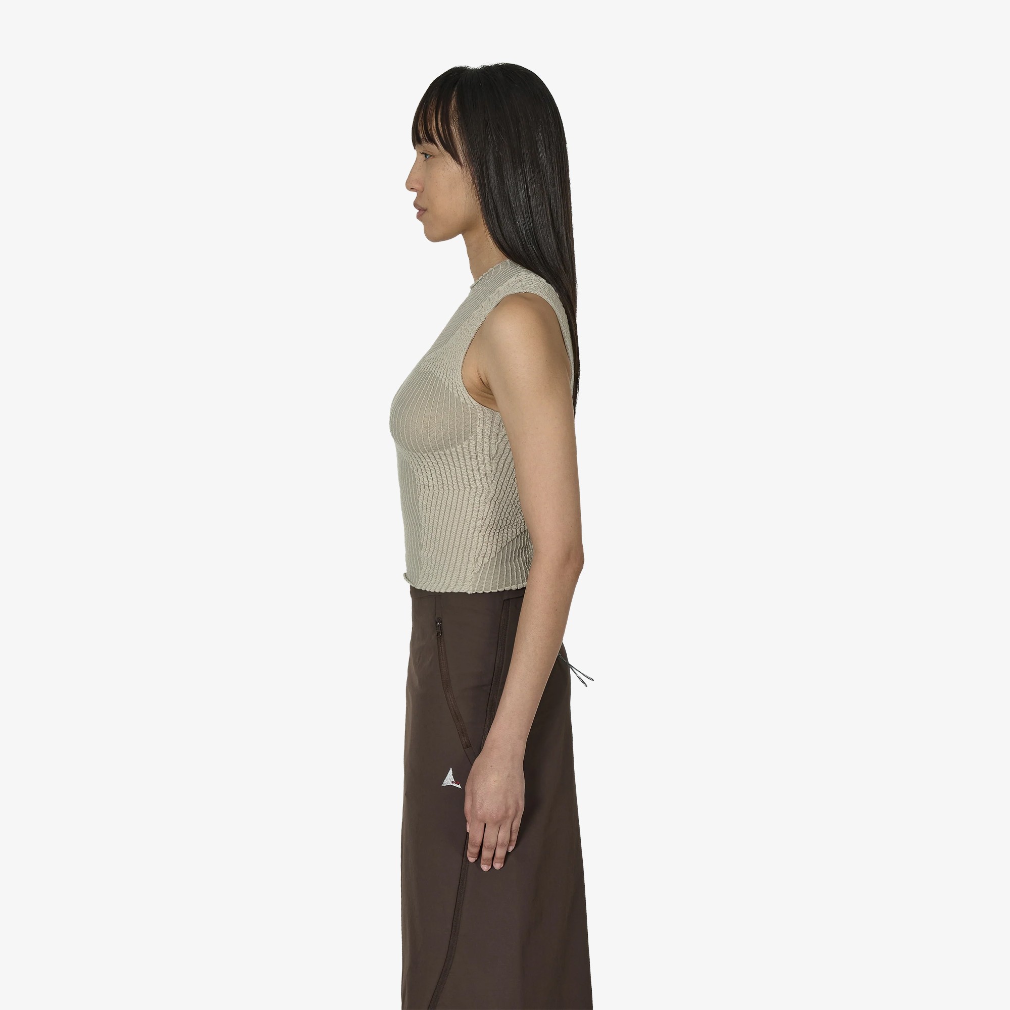 Wavy Tank Top 'Beige'