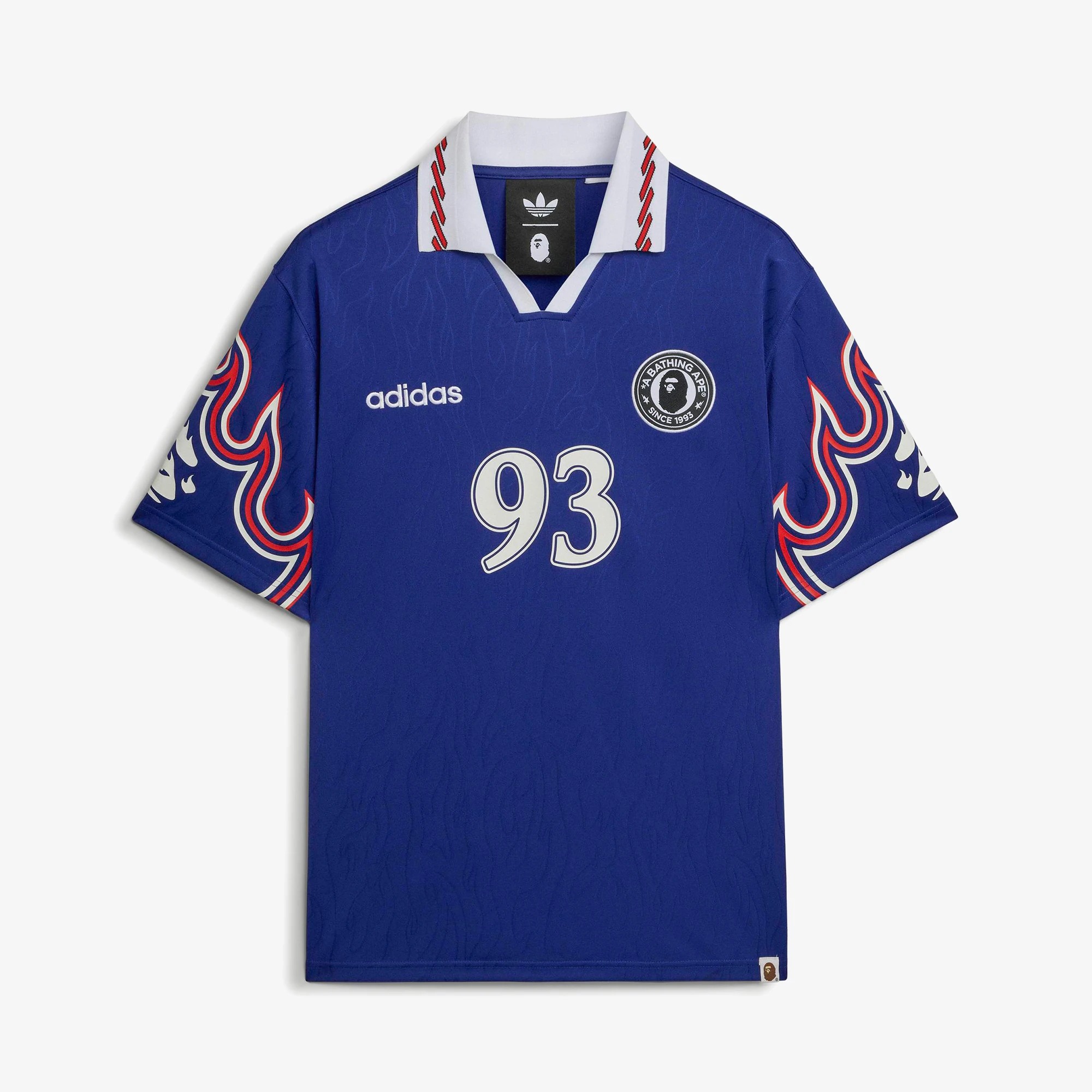 BAPE X ADIDAS FLAME JERSEY soccer 日本代表 adidas x BAPE SSL Flame Jersey 'Japan Blue' - WUNDER