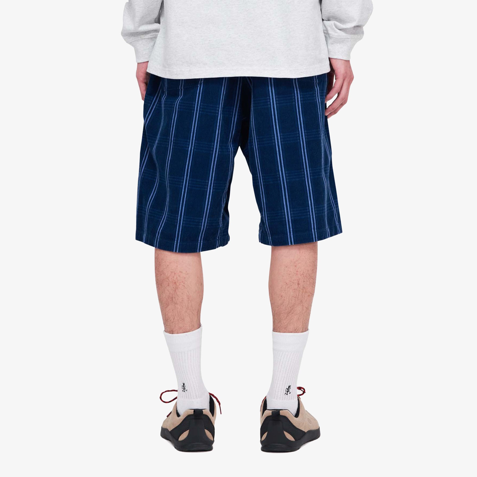 Corduroy Swell Short 'Navy Check'