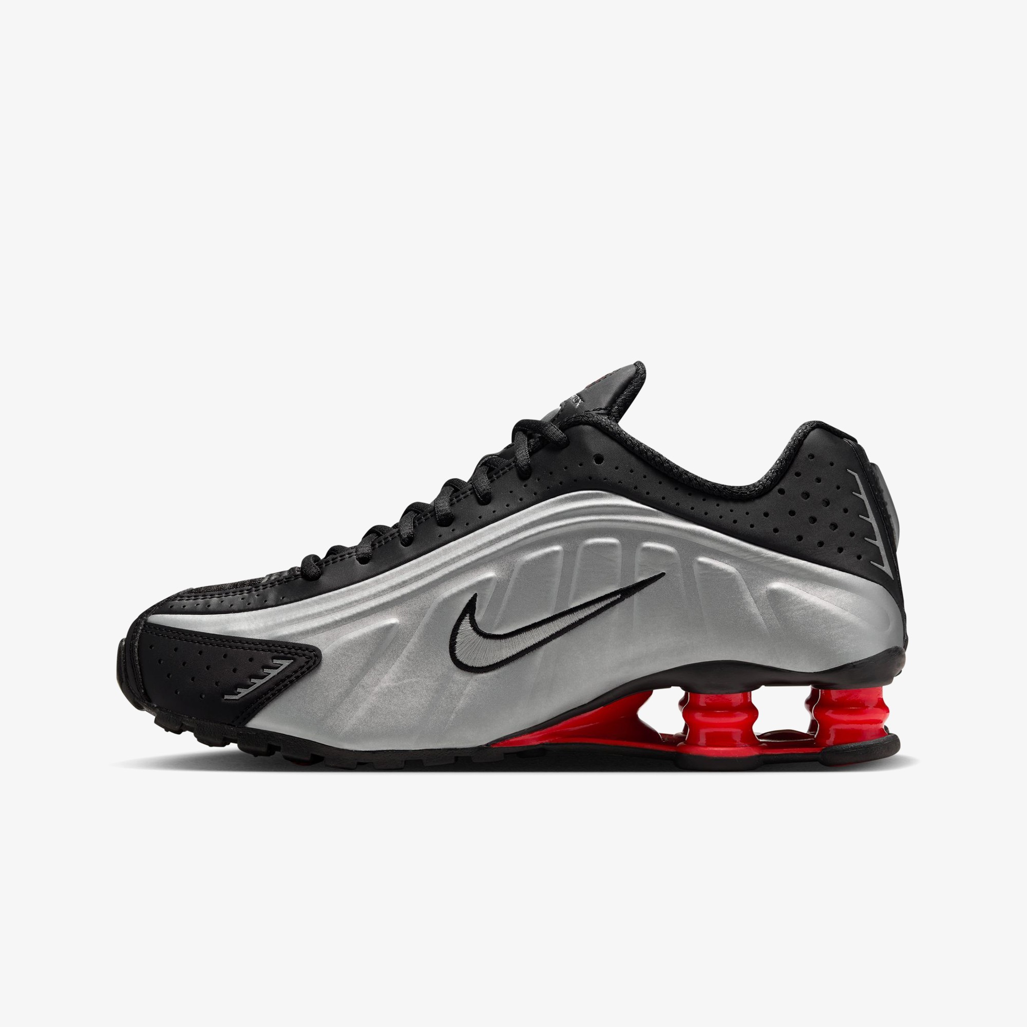Shox R4 Black 'Metallic Silver'