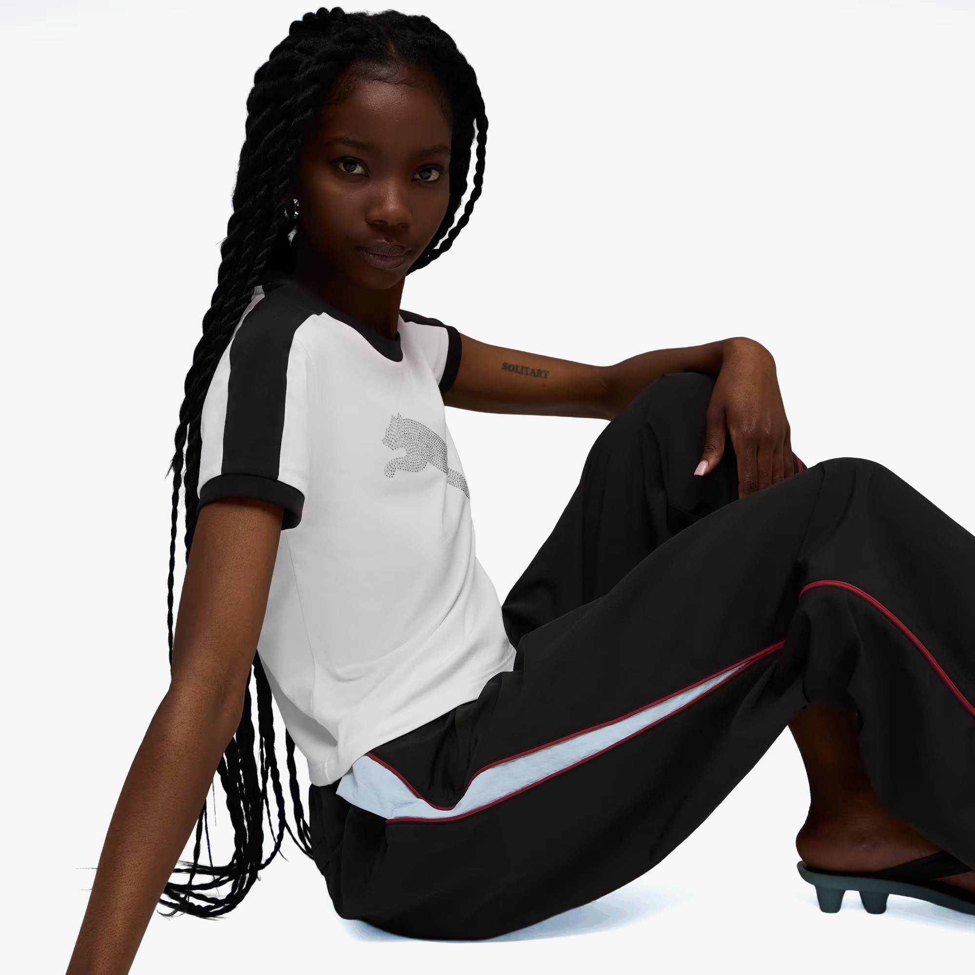 Puma x Fenty Nylon Track Pants 'Black'