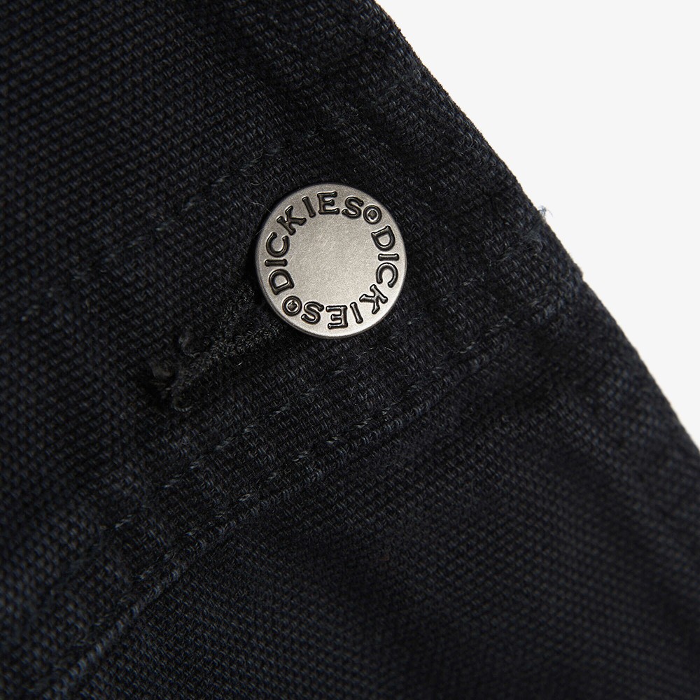 Duck Canvas Classic Bib Stone 'Washed Black'