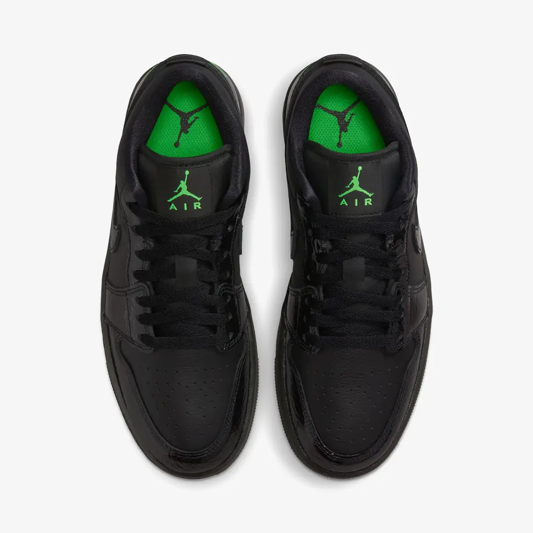 Air Jordan 1 Low SE 'Black Croc Scream Green' (W) - WUNDER