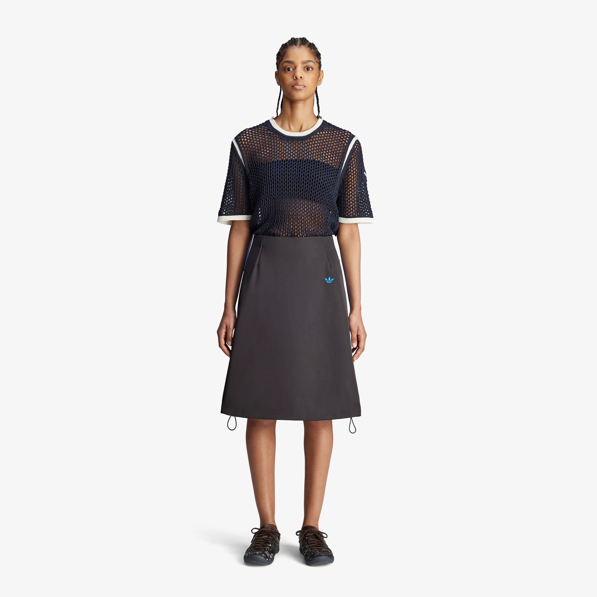 Wales Bonner x adidas Satin Skirt 'Black'