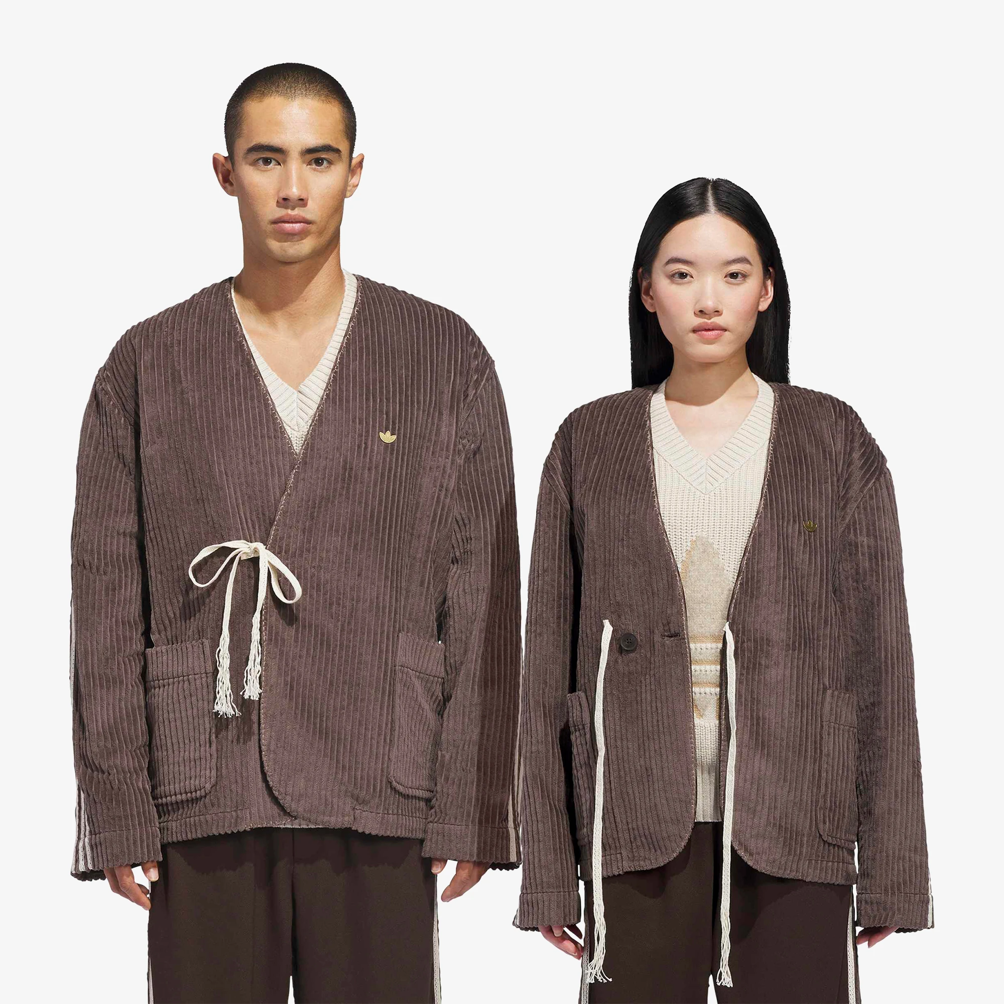 adidas x Clot Cord Jacket by Edison Chen 'Dark Brown'