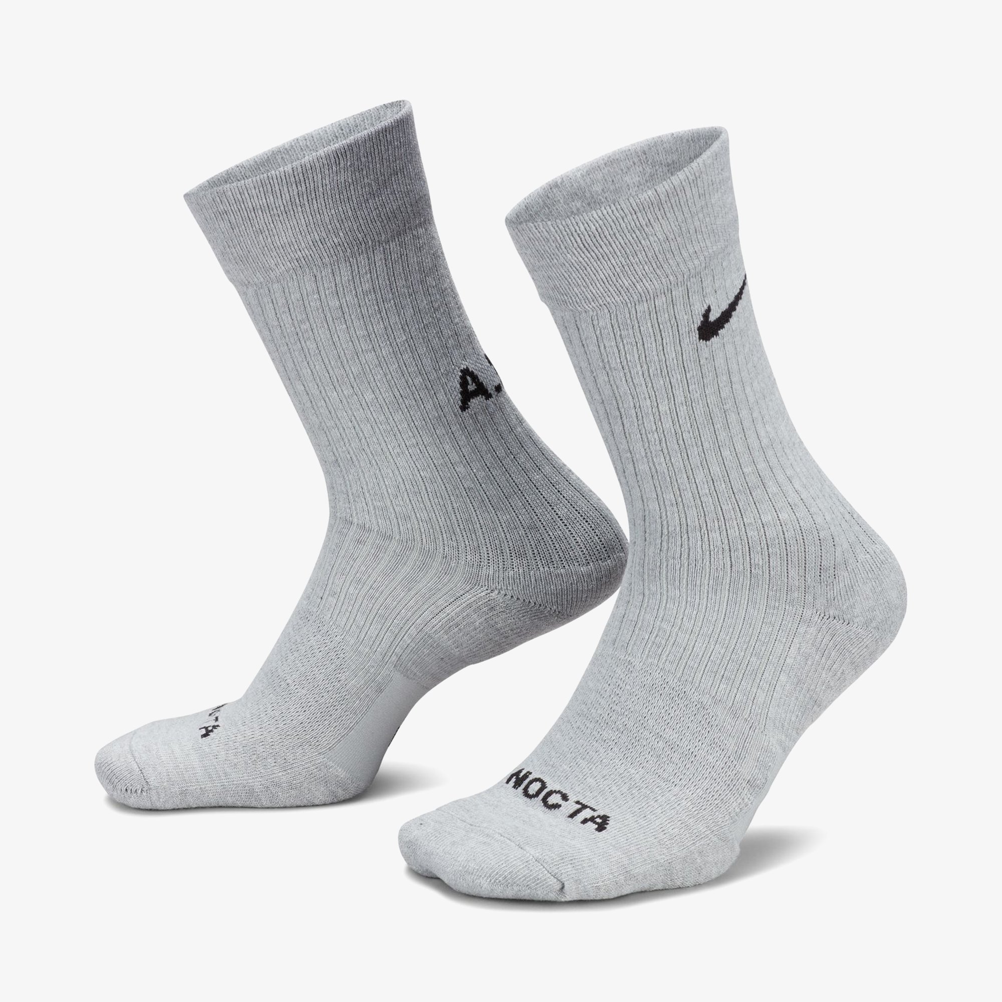 Nike x Nocta Crew Socks 'Grey' (3 Pairs)