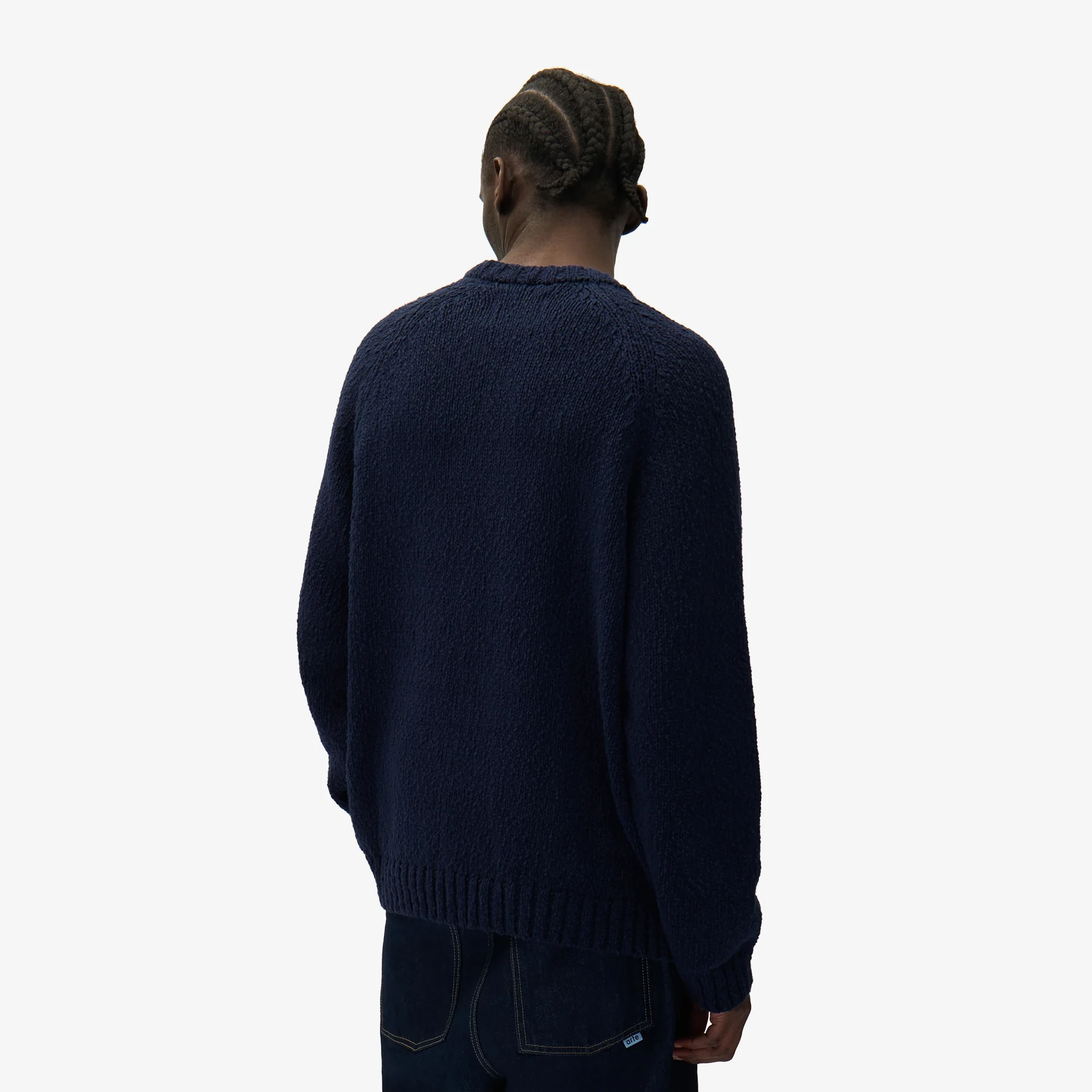 Pixel Front Knit 'Navy'