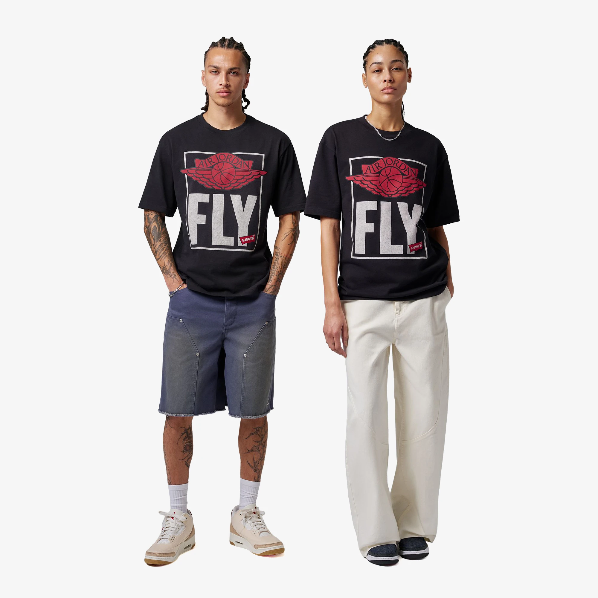 Air Jordan x Levi's® T-Shirt 'Black' - WUNDER
