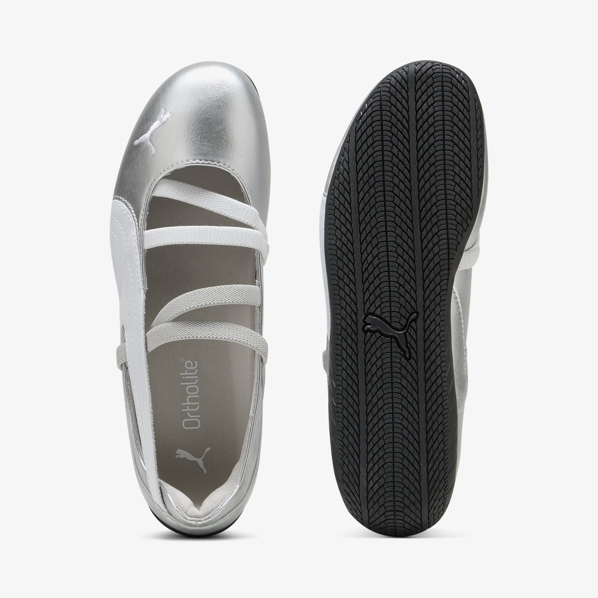 Speedcat Ballet 'Metallic Silver'