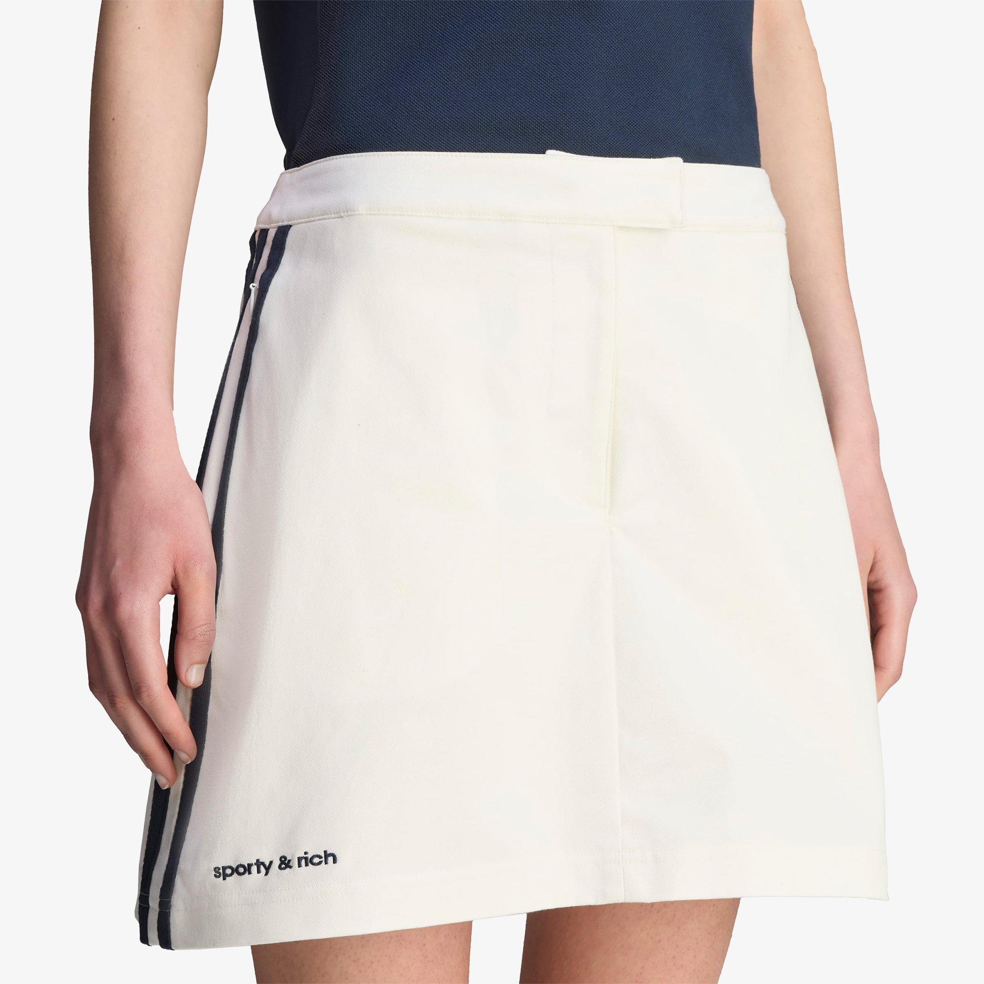 adidas x Sporty & Rich Shorts 'White Navy'
