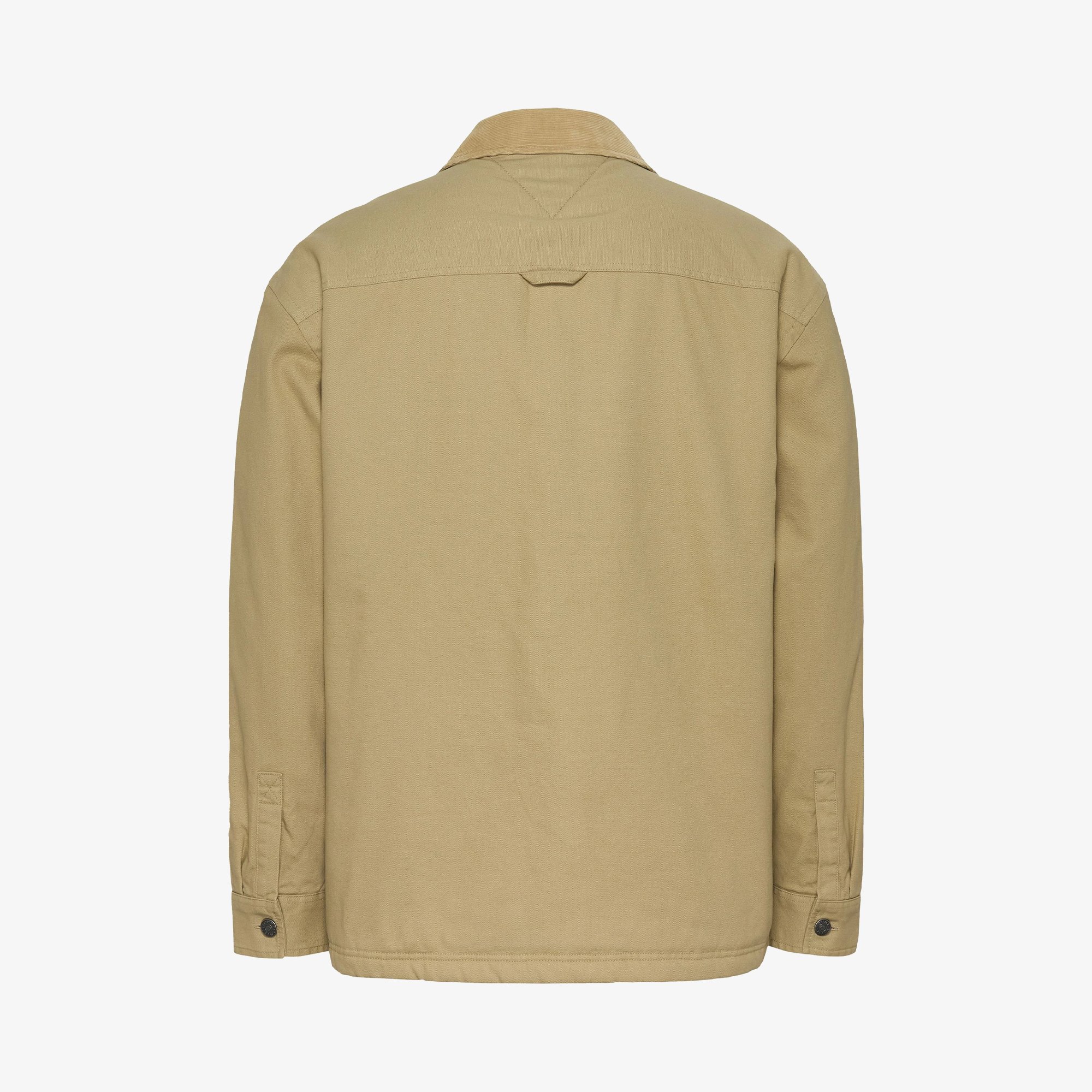 Relaxed Canvas Cotton Corduroy Overshirt 'Brown'
