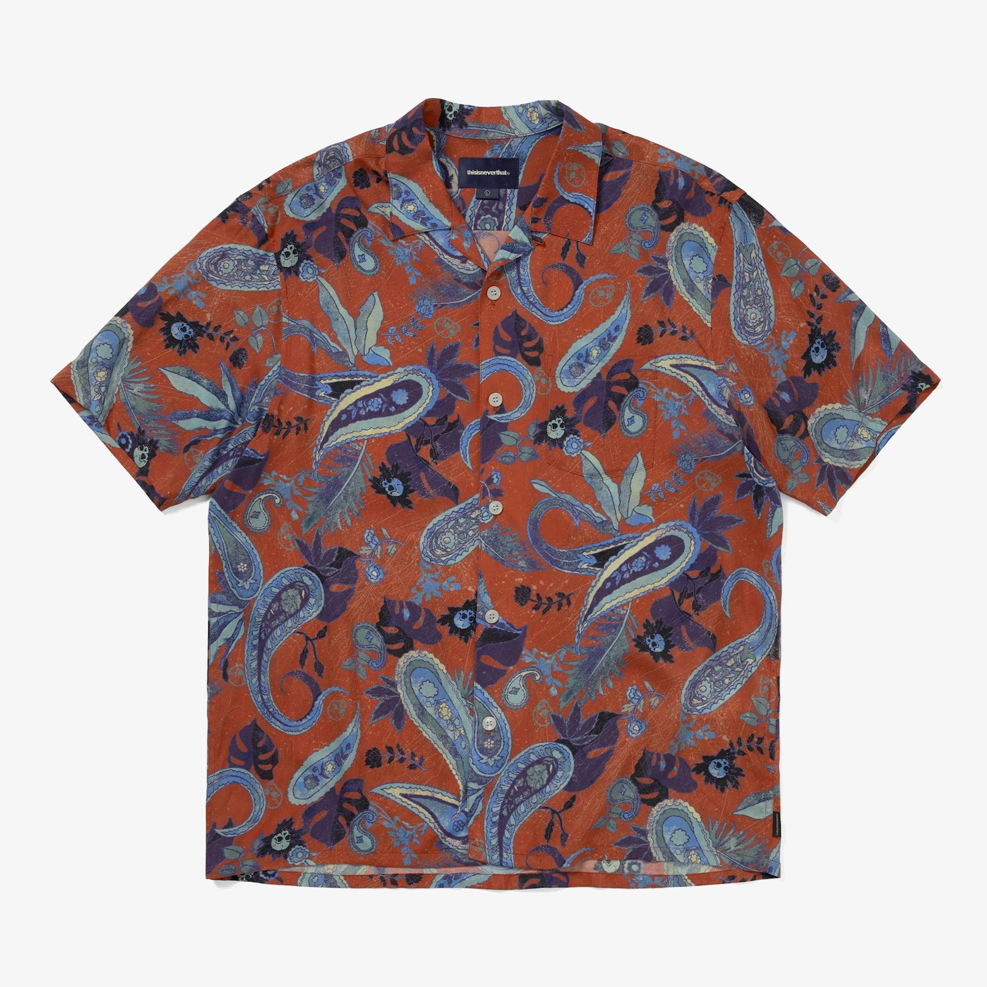 Weird Paisley S/S Shirt 'Red'