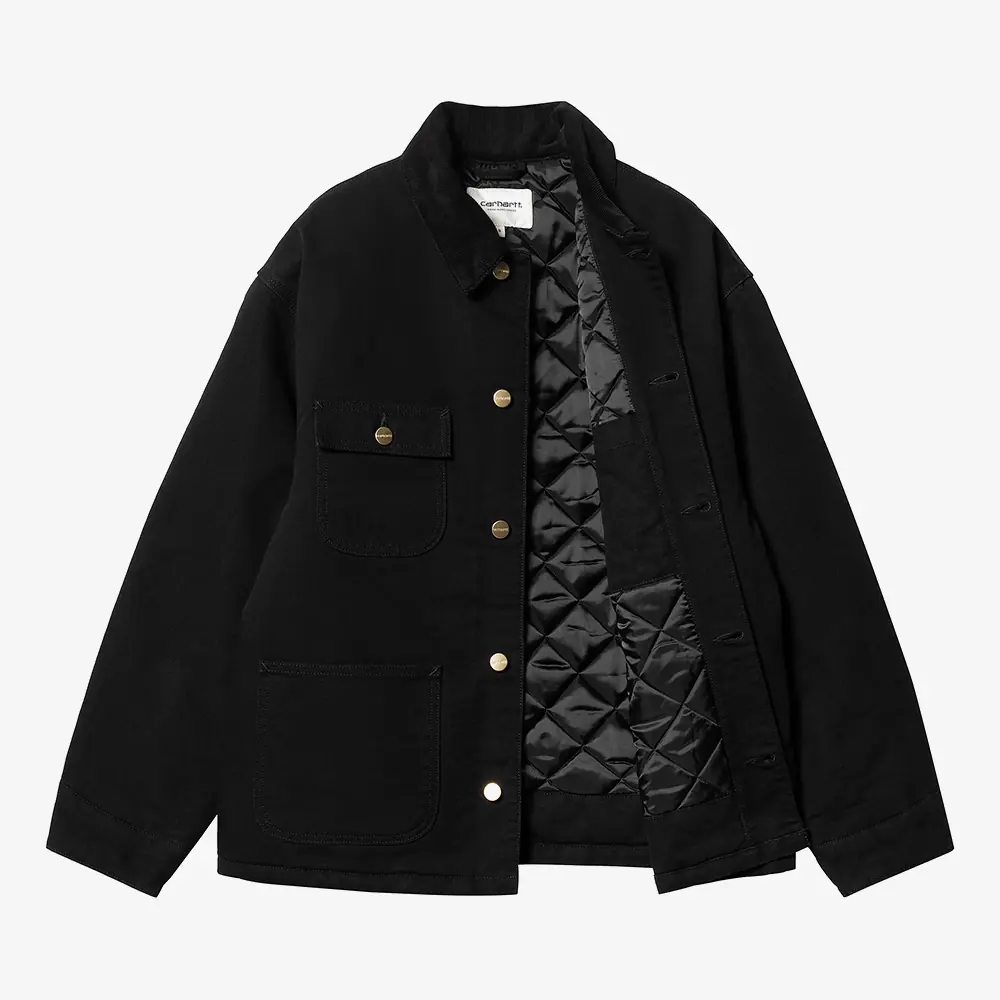 Carhartt WIP W' OG Michigan Coat 'Black Rinsed' - WUNDER