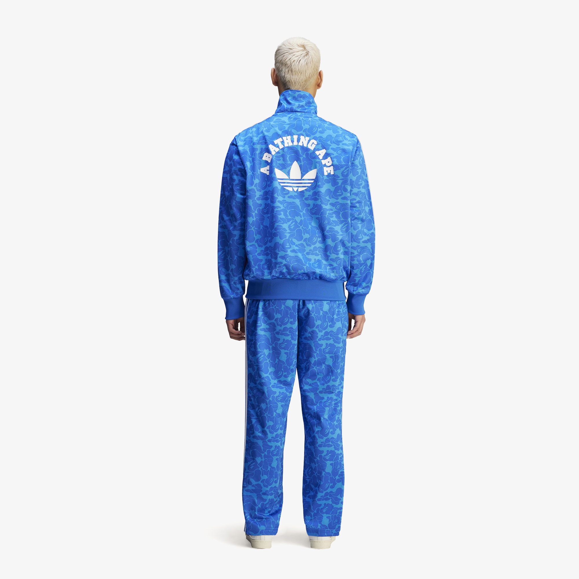 adidas x BAPE Firebird Track Pants 'Blue'