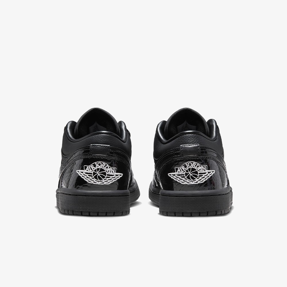 Air Jordan 1 Low SE Patent 'Elephant Black' (W)