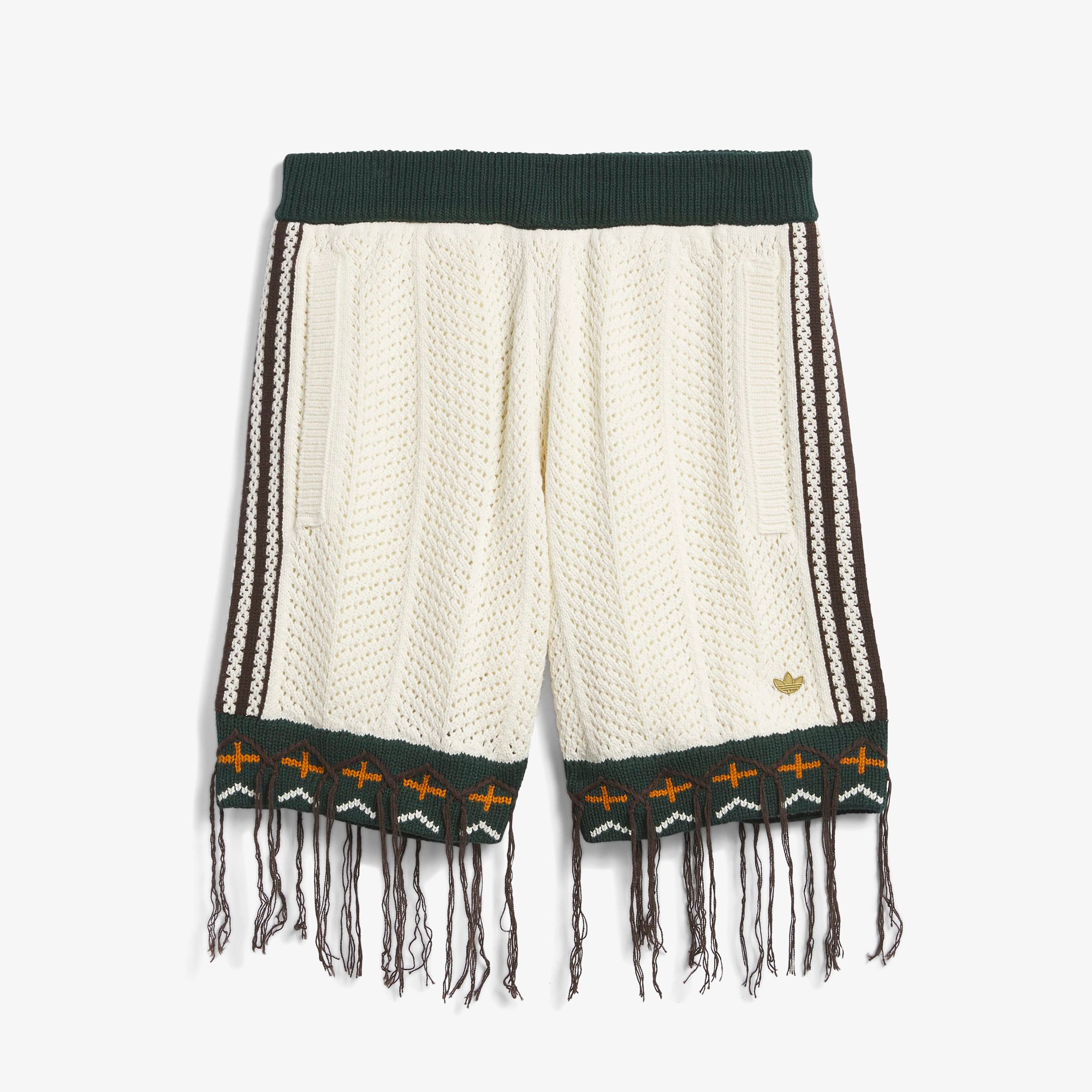 adidas x Clot Crochet Shorts by Edison Chen 'Cream White'