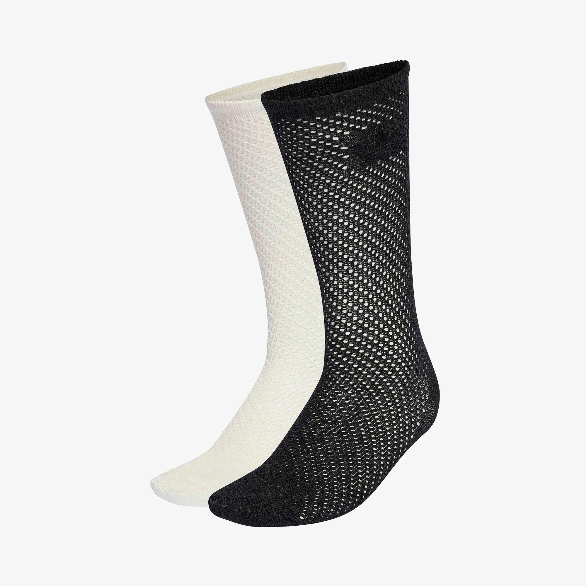 adidas Crochet Crew Socks 2 Pairs 'Off White' - WUNDER