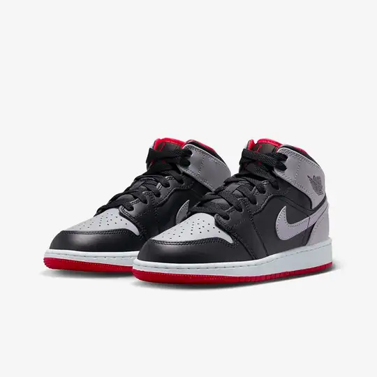 Air Jordan 1 Mid 'Cement Grey' (GS) - Görsel 4