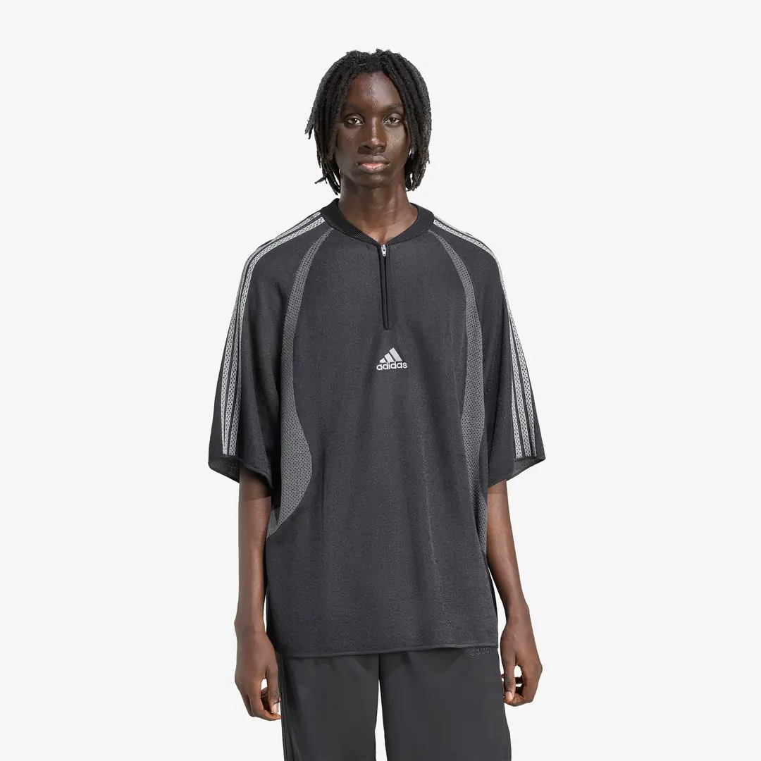 新品M Adidas ADILENIUMゲームシャツ　IW3643 adidas Adilenium Season 4 Teamgeist Knitted Jersey 'Black' - WUNDER