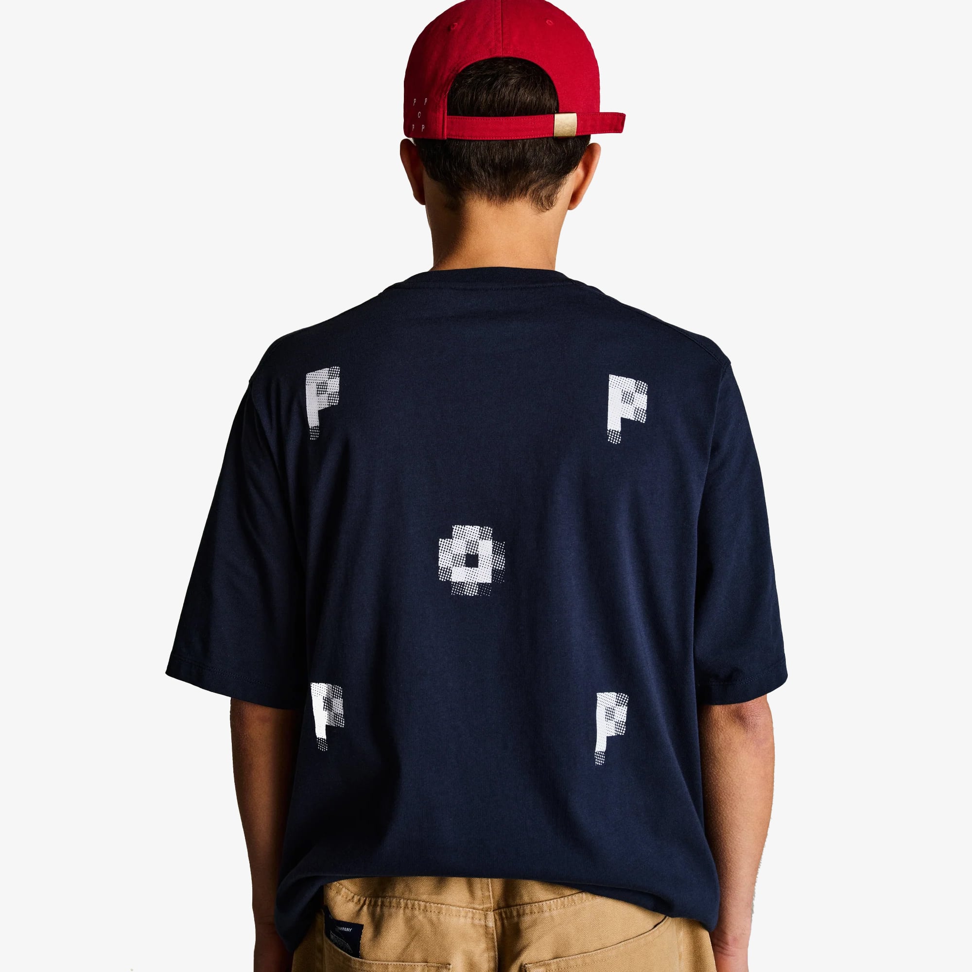 Pixel Logo T-Shirt 'Navy'