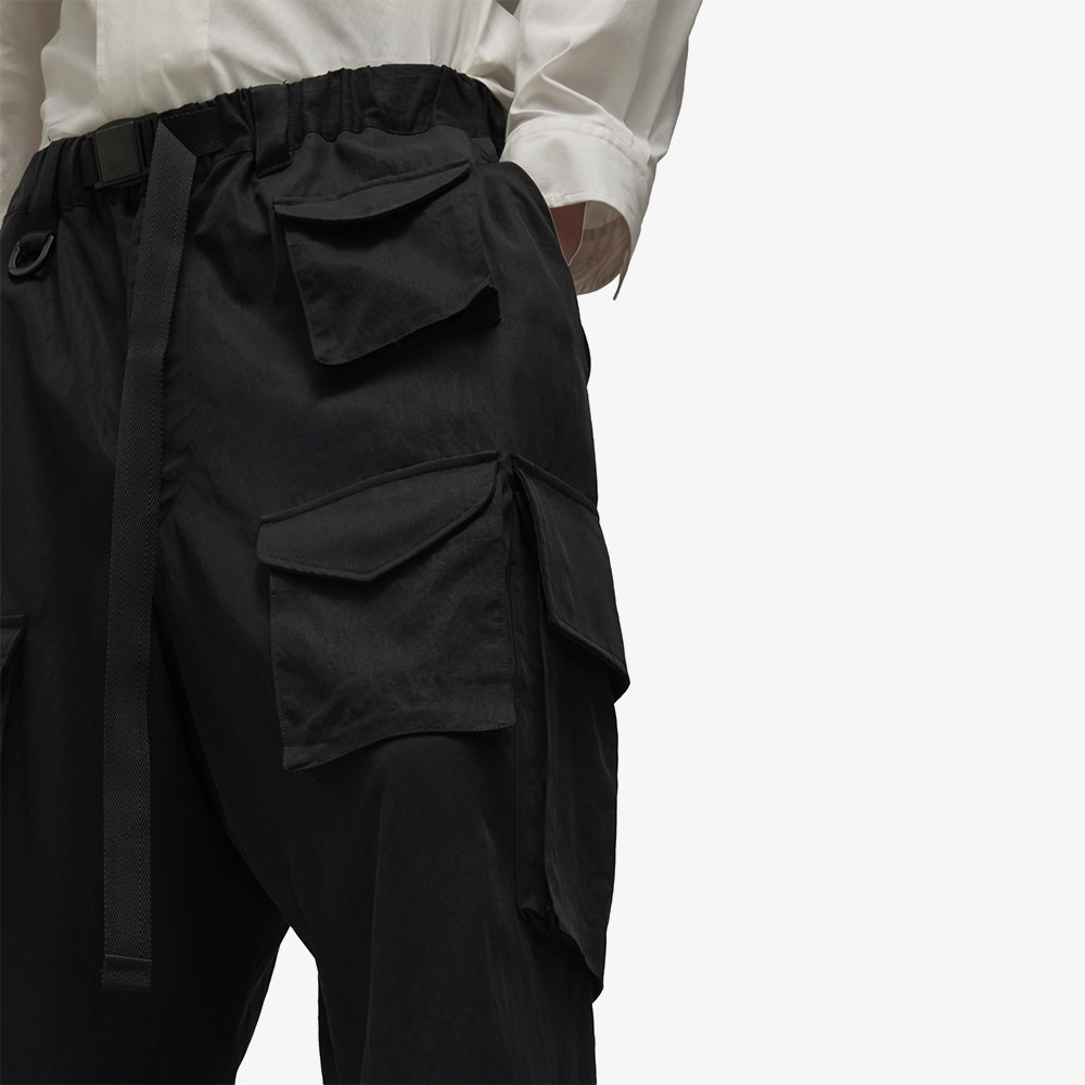 Washed Twill Cargo Pants