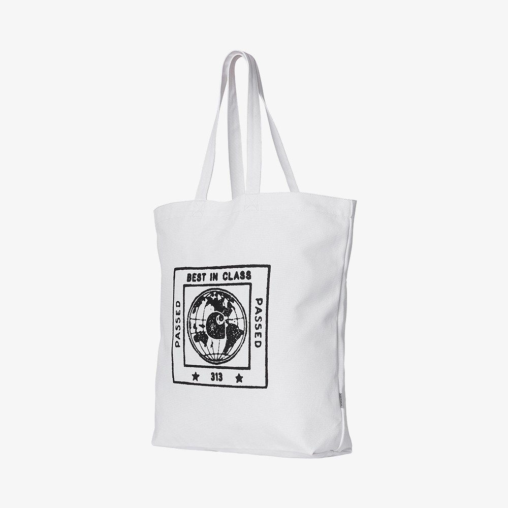 Stamp Tote 'White'