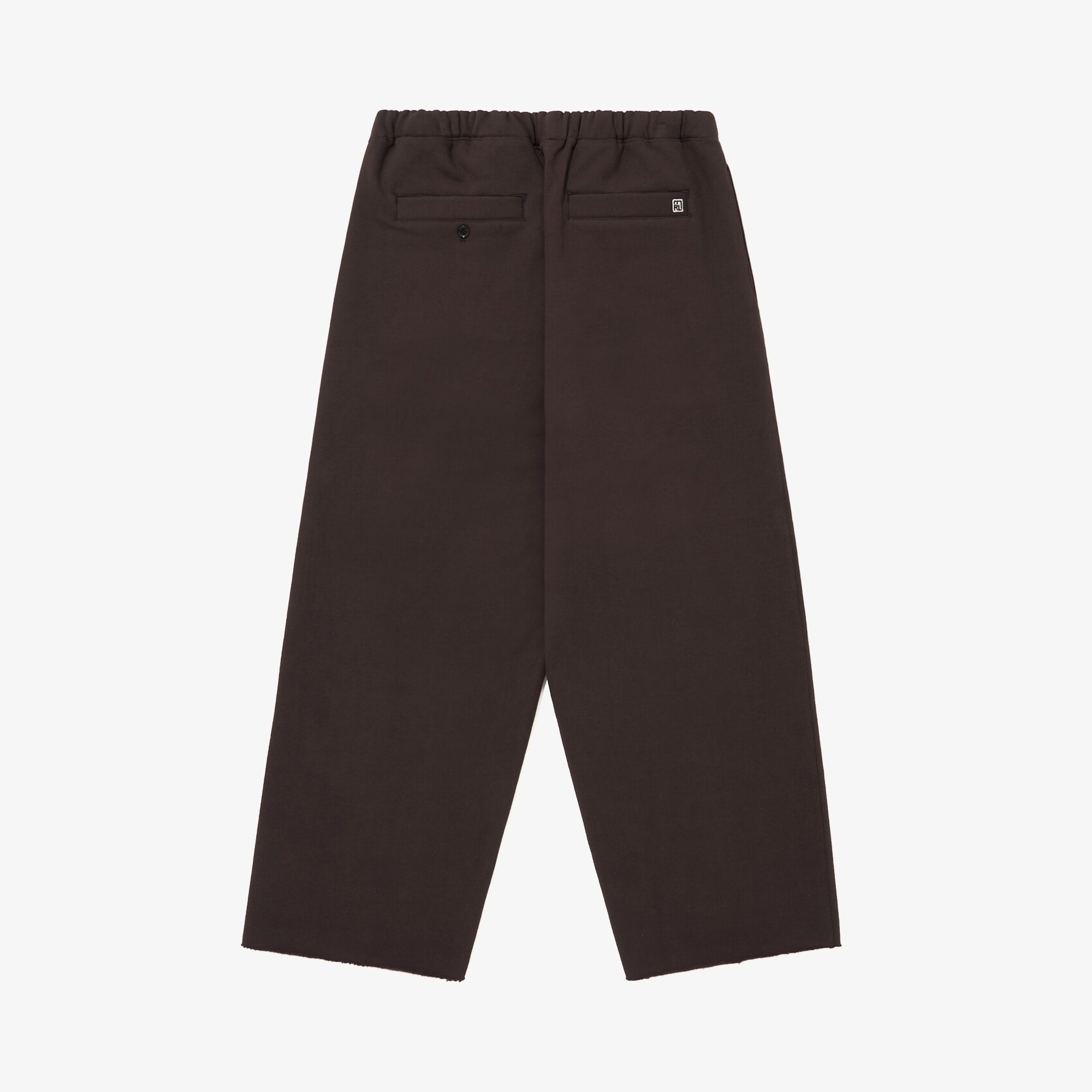 Premium Pintuck Jersey Wide Pants 'Hickory Brown'