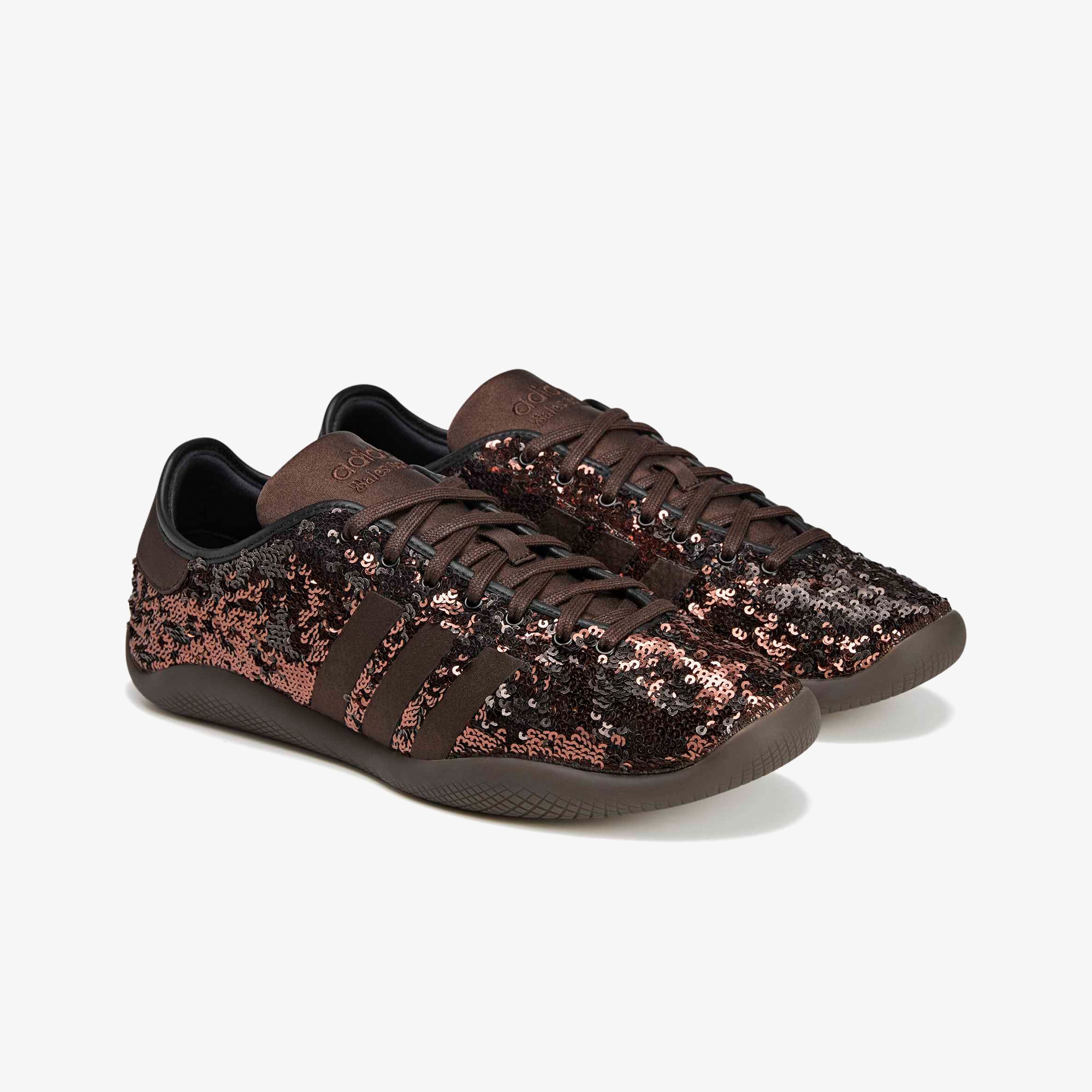 Wales Bonner x adidas Karintha Sequin 'Dark Brown' (W)