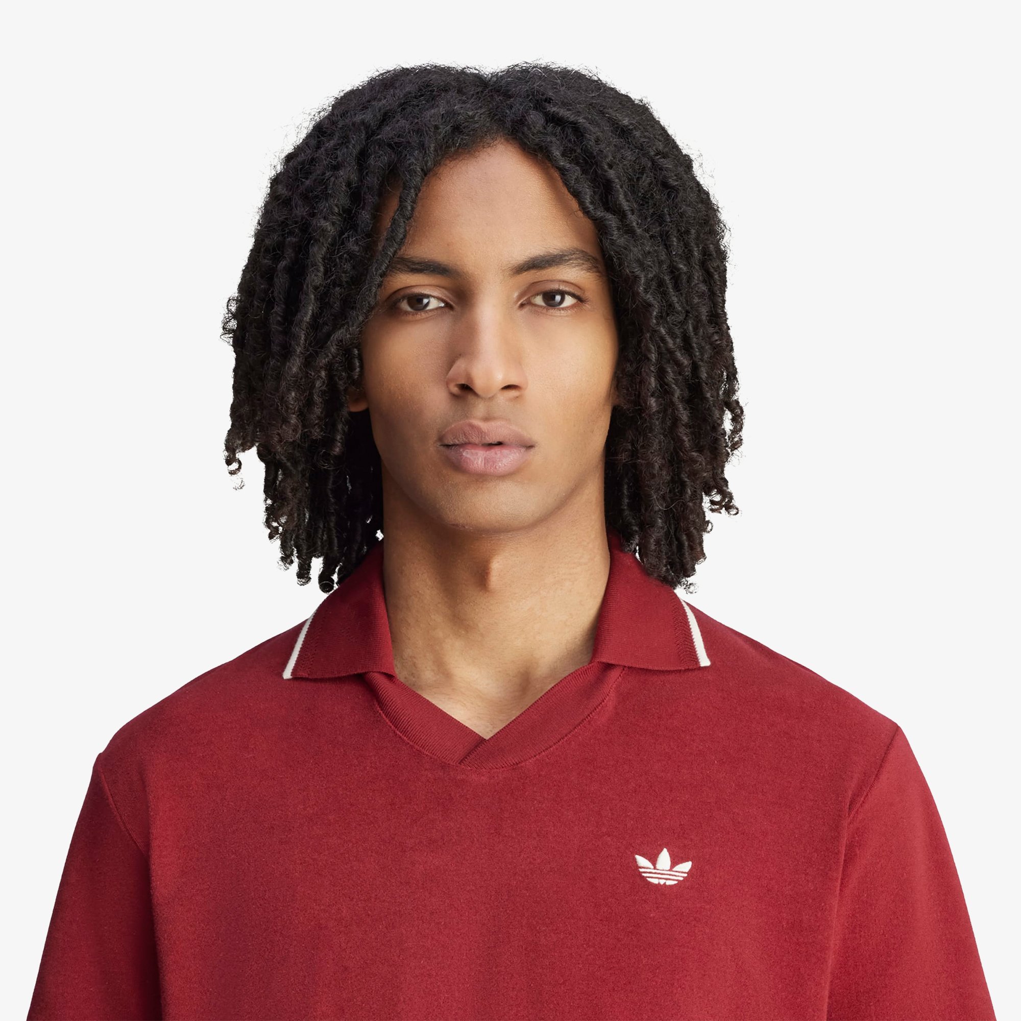 Wales Bonner x adidas Polo Shirt 'Collegiate Burgundy'