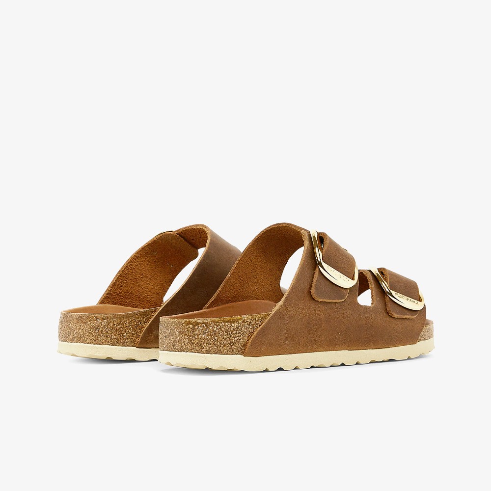 Arizona Oiled Leather Big Buckle 'Cognac'