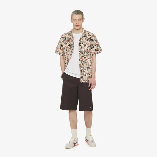 Dickies 13 Inch Multi Pocket Shorts 'Dark Brown' - WUNDER