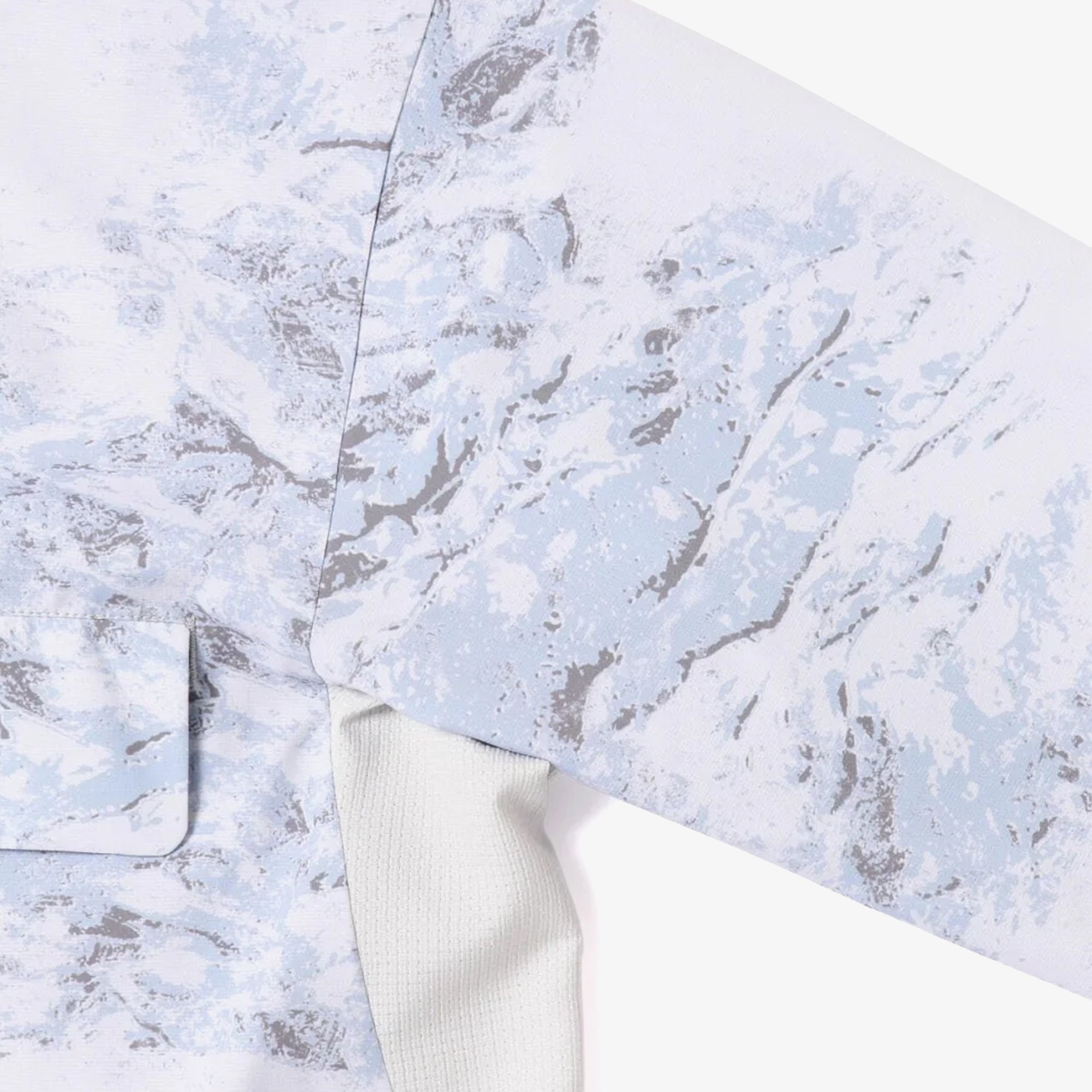 Printed LS Shirt 'Light Blue'