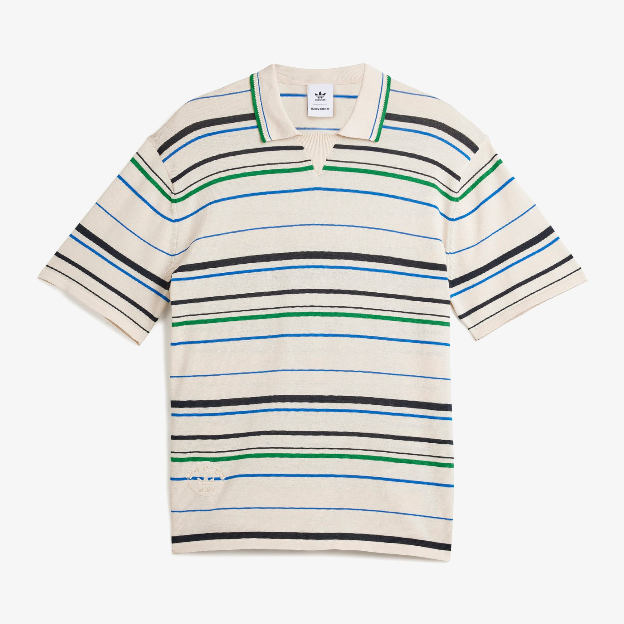Wales Bonner x adidas Knit Polo T-shirt 'Wonder White'
