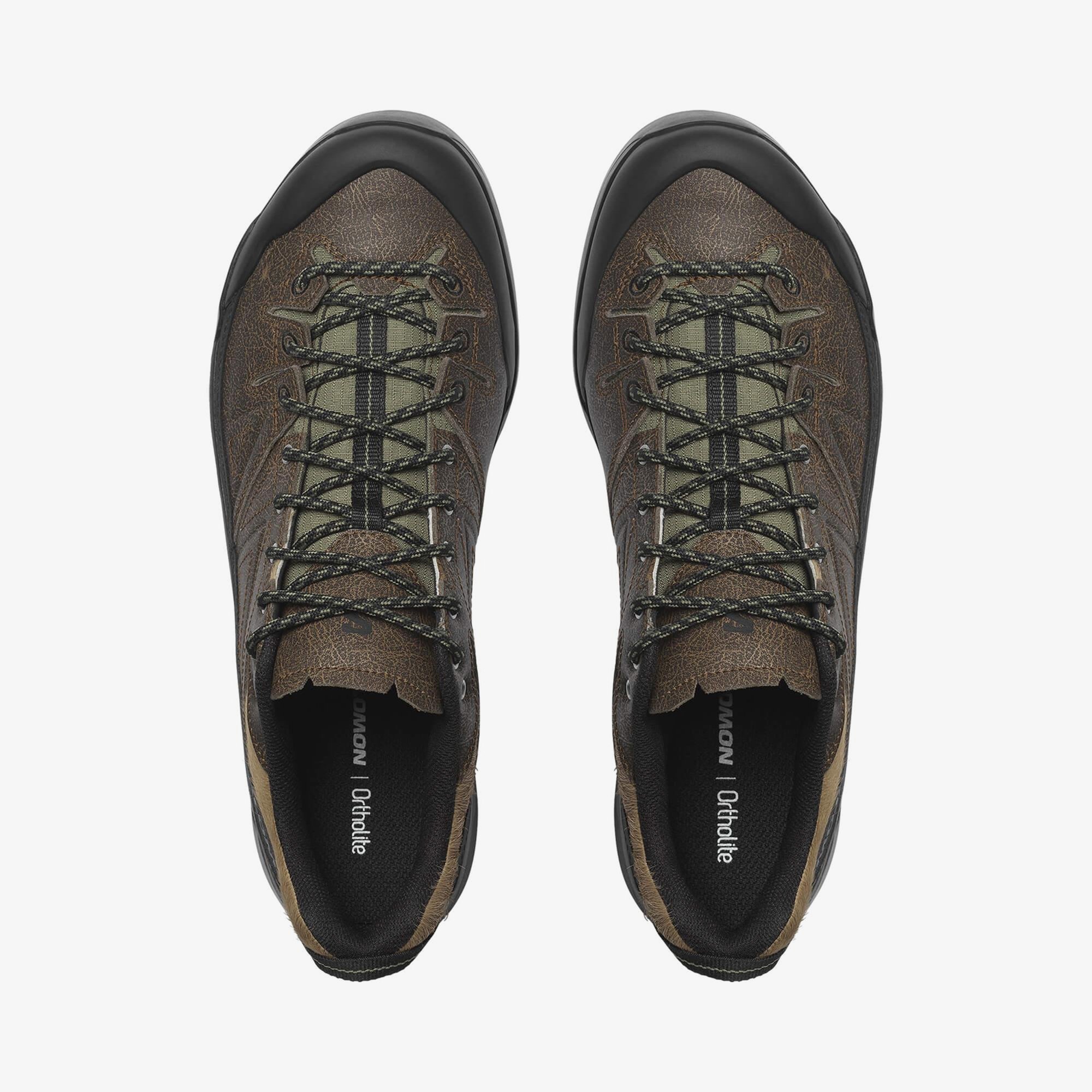 X-Alp Low Distressed Leather 'Dark Earth'