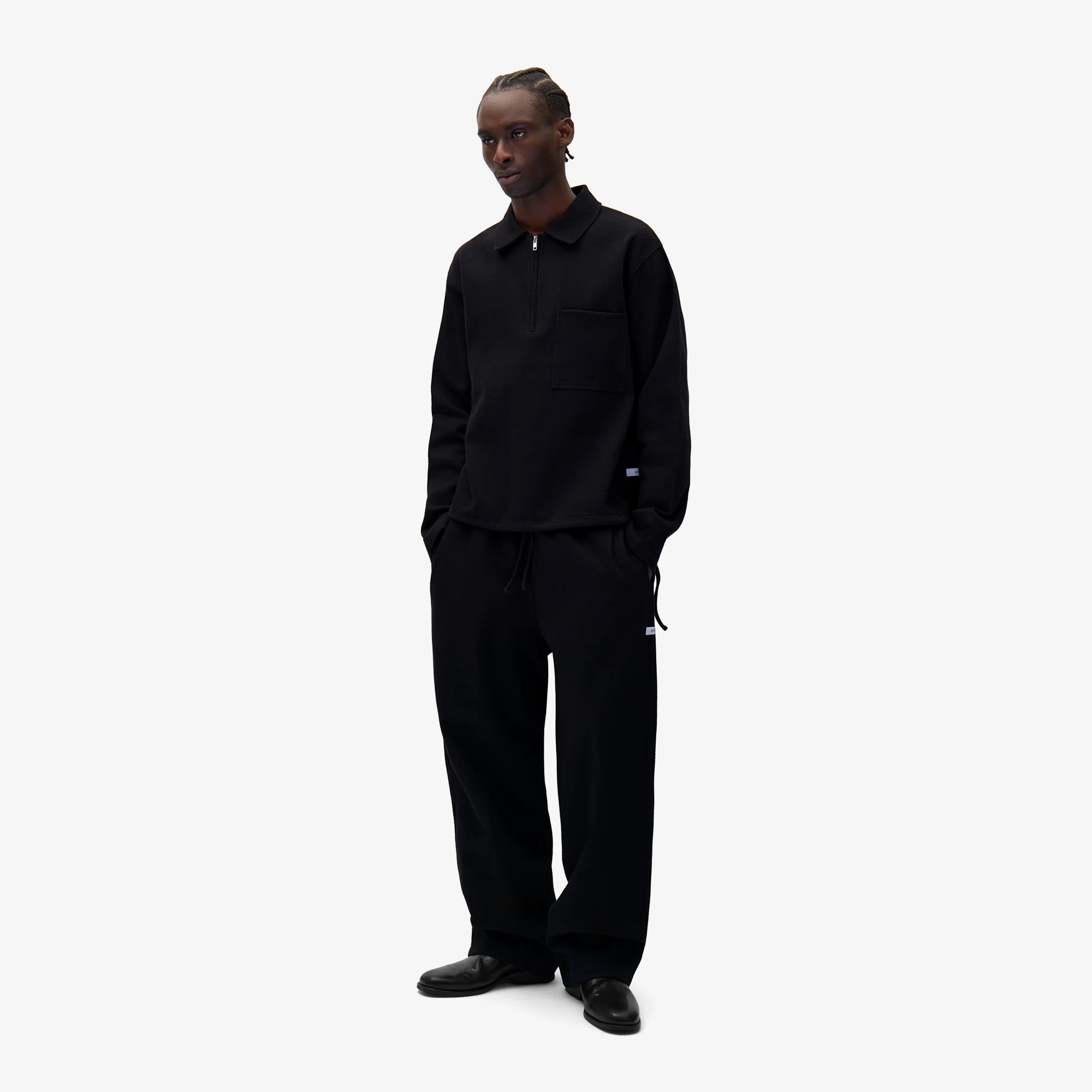Label Pullover 'Black'