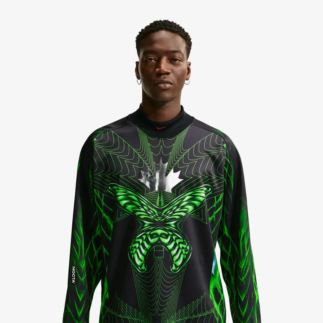 美品 XLサイズ NOCTA NIKE M NRG YB DF JERSEY Nike x Canada x NOCTA Long Sleeve Jersey 'Black' - WUNDER