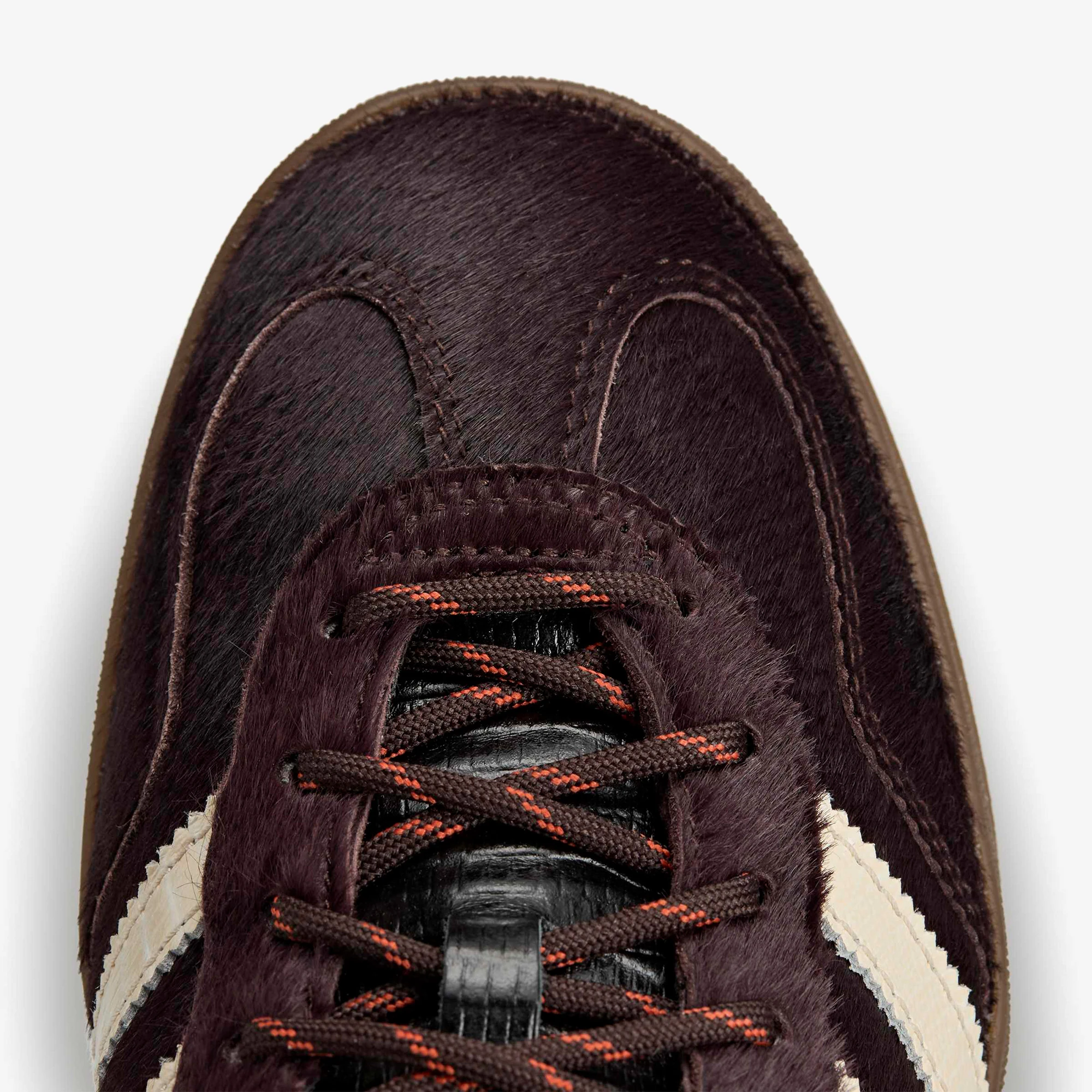 あず　バーガンディ adidas x Wales Bonner Gazelle Pony 'Aurora Coffee' - WUNDER