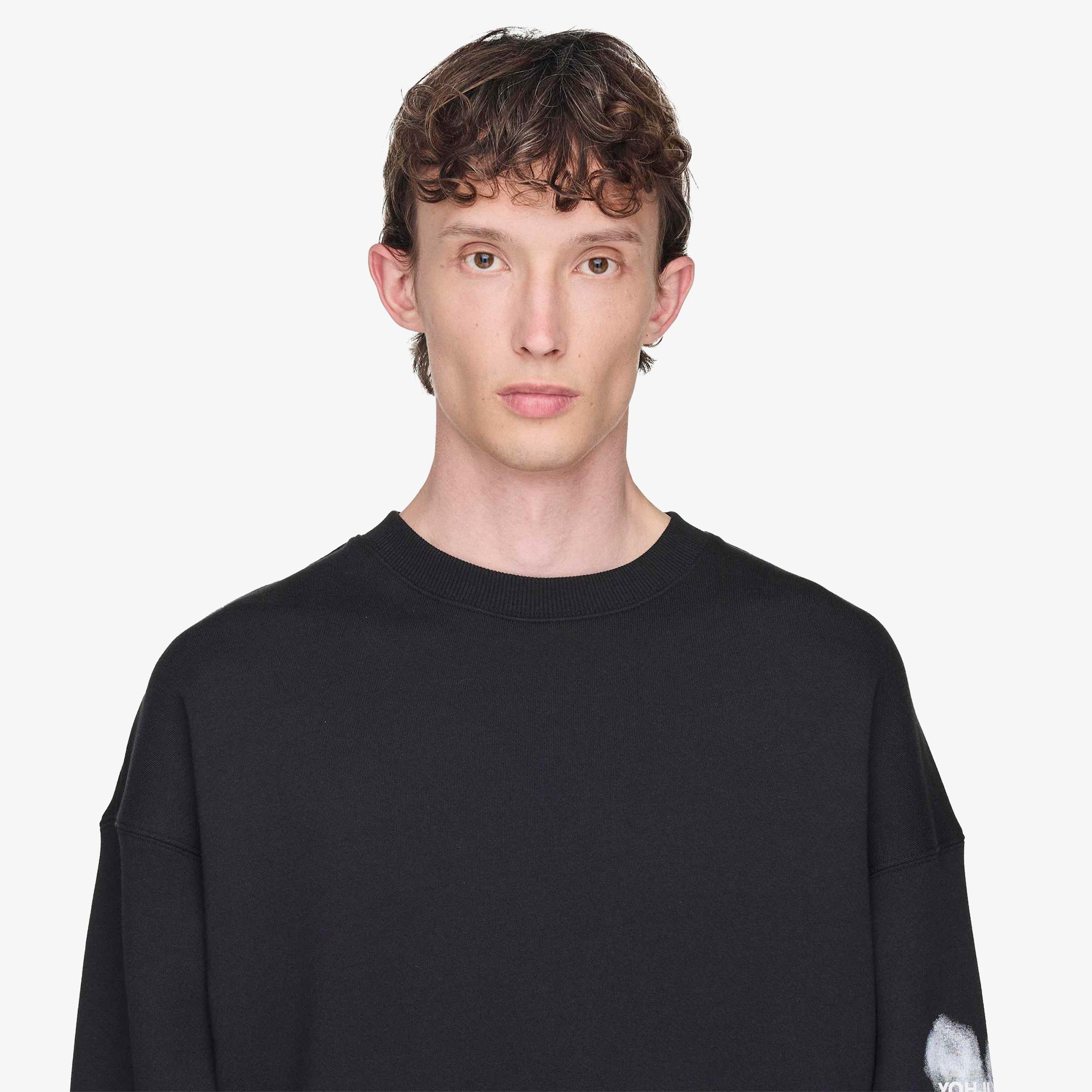 Graphic Crew Sweatshirt 'Black'